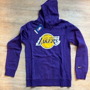 NBA Los Angeles Lakers Youth Hoodie L 14/16 Nike BNWT